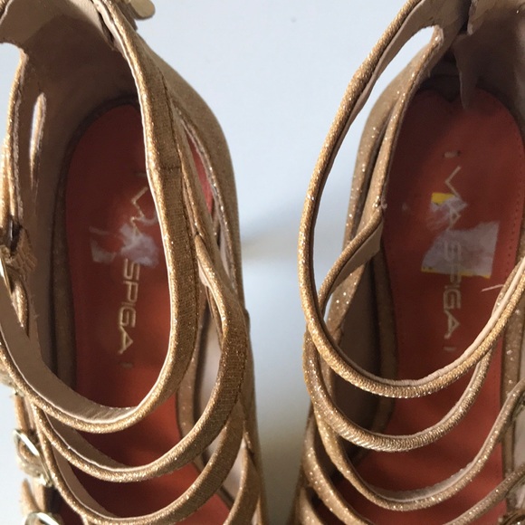 Via Spiga golden heels 7.6 - Picture 5 of 6